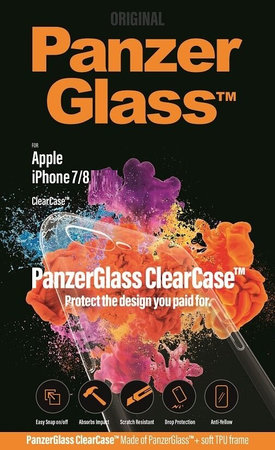 PanzerGlass - Tok ClearCase - iPhone 7, 8, SE 2020 és SE 2022, transparent
