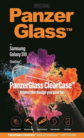 PanzerGlass - Tok ClearCase - Samsung Galaxy S10, átlátszó