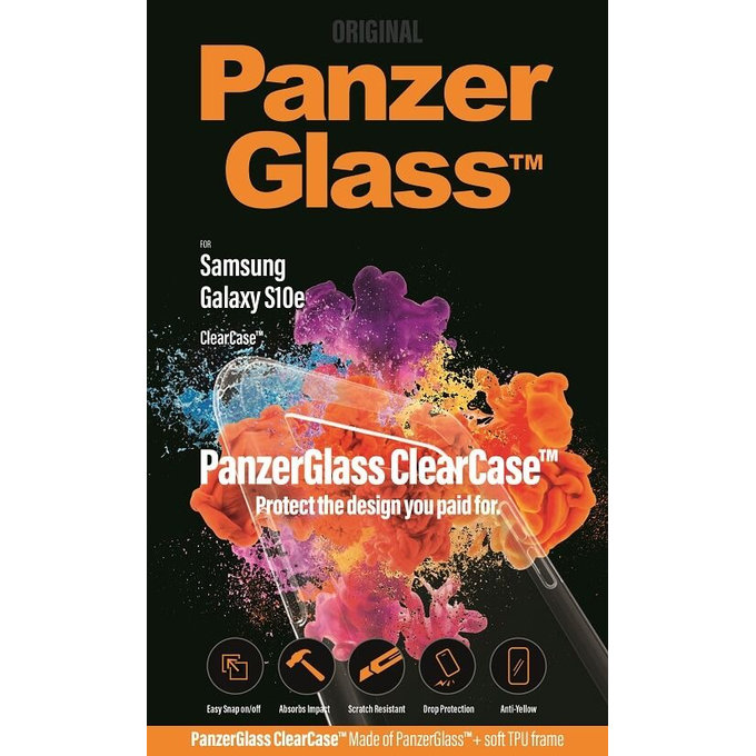 PanzerGlass - ClearCase tok Samsung Galaxy S10e készülékhez, átlátszó