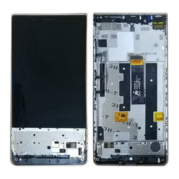 Blackberry Key2 LE - LCD Kijelző + Érintőüveg + Keret (Black) TFT