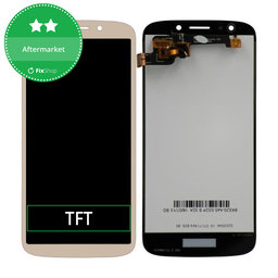 Motorola Moto E5 Play - LCD Kijelző + Érintőüveg (Gold) TFT
