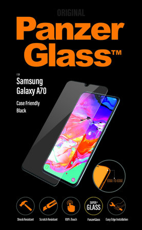 PanzerGlass - Edzett Üveg Case Friendly - Samsung Galaxy A70, black