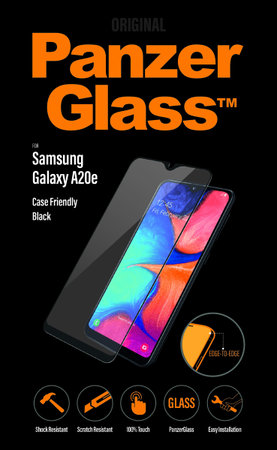 PanzerGlass - Edzett Üveg Case Friendly - Samsung Galaxy A10e és A20e, fekete