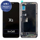 Kijelző In-Cell iPhone XS, Érintőüveg kerettel, FixPremium