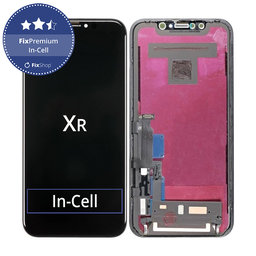 Apple iPhone XR - LCD Kijelző + Érintőüveg + Keret In-Cell FixPremium