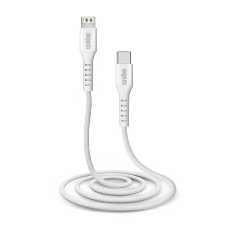 SBS - Lightning / USB-C Kábel (1m), fehér