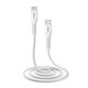 SBS - Lightning / USB-C Kábel (1m), fehér