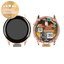 Samsung Galaxy Watch Active R500 - LCD Kijelző + Érintőüveg + Keret (Gold) - GH82-18797D Genuine Service Pack