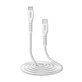 SBS - Lightning / USB-C Kábel (2m), fehér