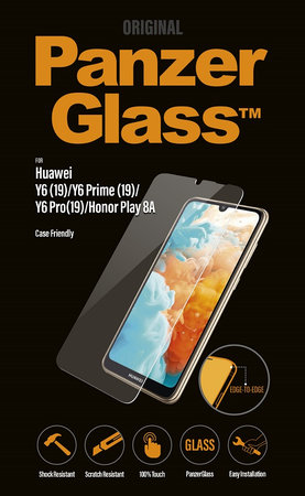 PanzerGlass - Edzett Üveg Case Friendly - Huawei Y6, Y6 Pro, Y6 Prime 2019, Honor Play 8A, transparent