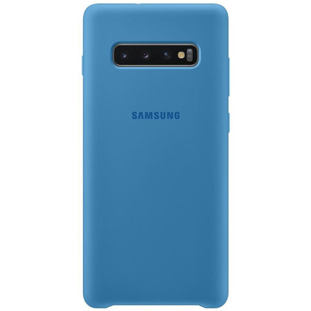 Samsung - Szilikon tok Samsung Galaxy S10 + készülékhez, kék