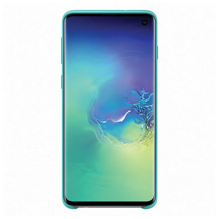 Samsung - Szilikon tok Samsung Galaxy S10-hez, zöld