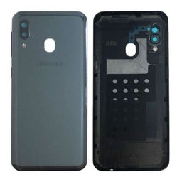 Samsung Galaxy A20e A202F - Akkumulátor Fedőlap (Black) - GH82-20125A Genuine Service Pack