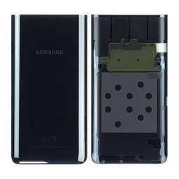 Samsung Galaxy A80 A805F - Akkumulátor Fedőlap (Phantom Black) - GH82-20055A Genuine Service Pack