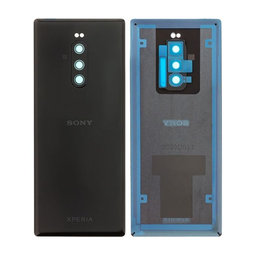 Sony Xperia 1 - Akkumulátor Fedőlap (Black) - 1319-0282 Genuine Service Pack