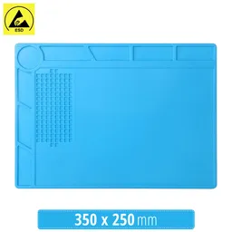 ESD antisztatikus hőálló szilikon alátét - 35 x 25 cm