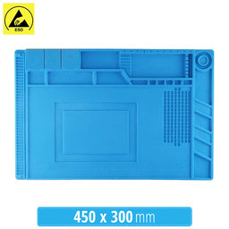 ESD antisztatikus hőálló szilikon alátét - 45 x 30 cm