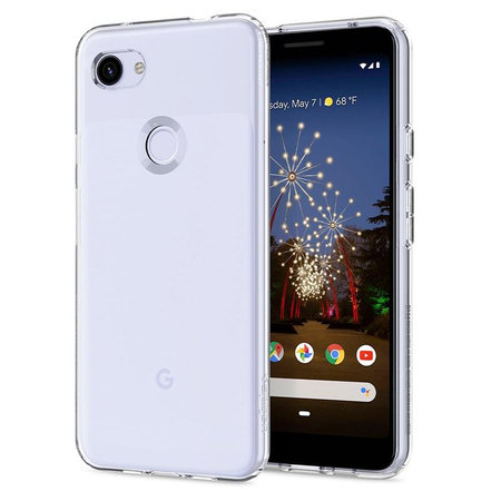 Spigen - folyadékkristály tok a Google Pixel 3a-hoz, átlátszó