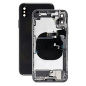 Apple iPhone XS - Hátsó Ház Apró Alkatrészekkel (Space Gray)