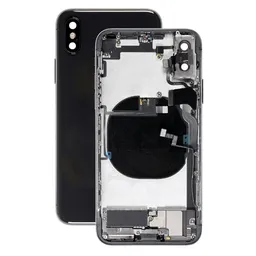 Apple iPhone XS - Hátsó Ház Apró Alkatrészekkel (Space Gray)