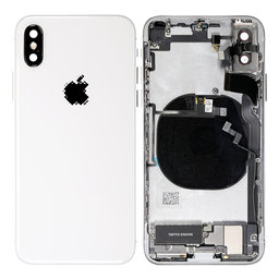 Apple iPhone XS - Hátsó Ház Apró Alkatrészekkel (Silver)
