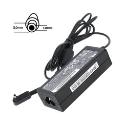 Töltő adapter, Acer, 77011168, 45W, 19V, Fekete, Genuine Service Pack