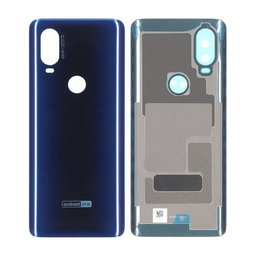 Motorola One Vision - Akkumulátor Fedőlap (Sapphire Blue) - 5S58C14361 Genuine Service Pack