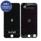 Kijelző In-Cell iPhone 6, Black, Érintőüveg kerettel, FixPremium