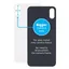 Apple iPhone X - Hátsó Ház Üveg Nagyobb Kamera Nyílással (Silver)