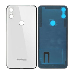 Motorola One (P30 Play) - Akkumulátor Fedőlap (White)