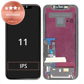 Kijelző iPhone 11, Érintőüveg kerettel, Refurbished