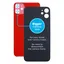 Apple iPhone 11 - Hátsó Ház Üveg Nagyobb Kamera Nyílással (Red)