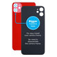 Apple iPhone 11 - Hátsó Ház Üveg Nagyobb Kamera Nyílással (Red)