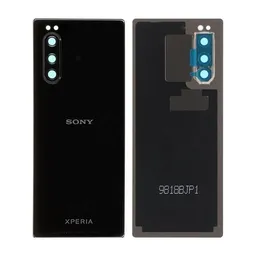 Sony Xperia 5 - Akkumulátor Fedőlap (Black) - 1319-9508 Genuine Service Pack
