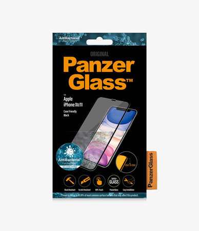 PanzerGlass - Edzett Üveg Case Friendly AB - iPhone XR és 11, fekete