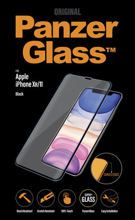 PanzerGlass - Edzett Üveg Standard Fit - iPhone XR és 11, black