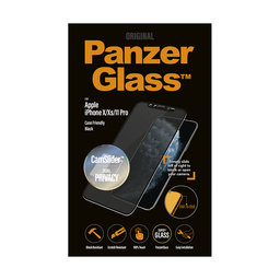 PanzerGlass - Edzett Üveg Case Friendly CamSlider Privacy - iPhone X, XS és 11 Pro, black