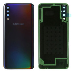 Samsung Galaxy A30s A307F - Akkumulátor Fedőlap (Prism Crush Black) - GH82-20805A Genuine Service Pack