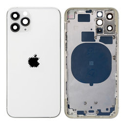 Apple iPhone 11 Pro - Hátsó Ház (Silver)