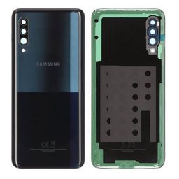 Samsung Galaxy A90 A908F - Akkumulátor Fedőlap (Classic Black) - GH82-20741A Genuine Service Pack