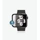 PanzerGlass - Edzett üveg Full Silicone - Apple Watch Series 4, 5, 6, SE (1st gen) és SE (2nd gen) 40mm, fekete