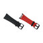 Samsung Gear Fit 2 Pro SM-R365 - Csavar heveder (Fekete-Piros) - GH98-41594A Genuine Service Pack