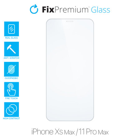 FixPremium Glass - Edzett üveg - iPhone XS Max és 11 Pro Max