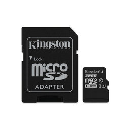 Kingston - MicroSDHC Memóriakártya Canvas Select Plus 32 GB + SD Adapter