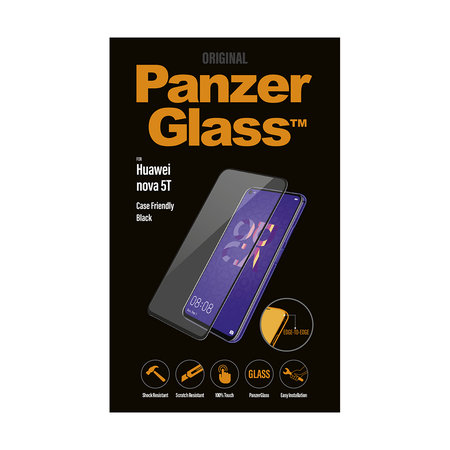 PanzerGlass - Edzett Üveg Case Friendly - Huawei Nova 5T, black