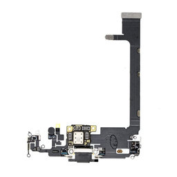 Apple iPhone 11 Pro Max - Töltő Csatlakozó + Flex Kábelek (Space Gray)