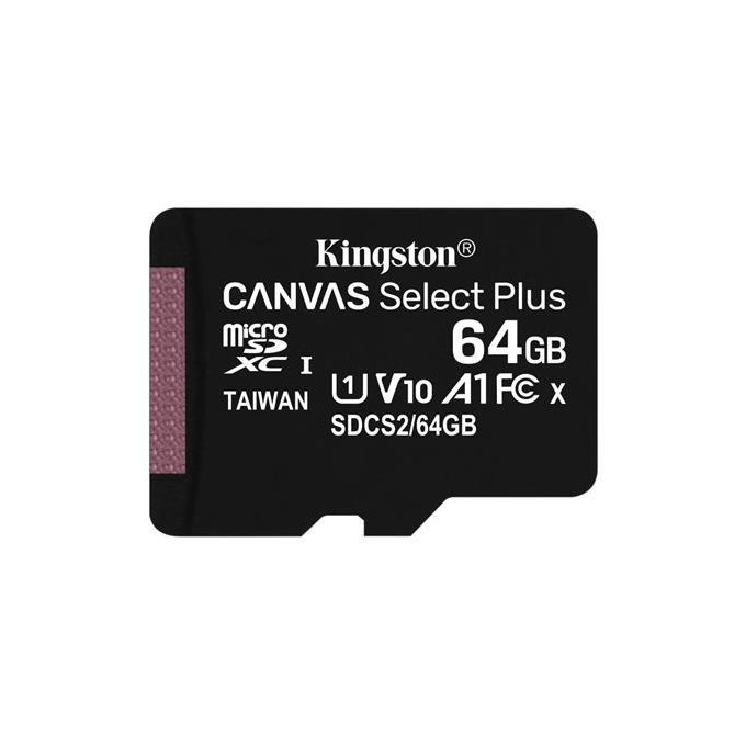 Kingston - MicroSDXC Memóriakártya Canvas Select Plus 64 GB + SD Adapter