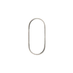 Apple iPhone X - Hatsó Kamera Lencse Keret (Silver)