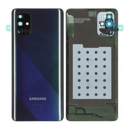 Samsung Galaxy A71 A715F - Akkumulátor Fedőlap (Prism Crush Black) - GH82-22112A Genuine Service Pack