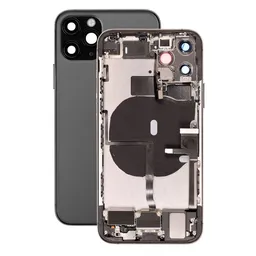 Apple iPhone 11 Pro - Hátsó Ház Apró Alkatrészekkel (Space Gray)